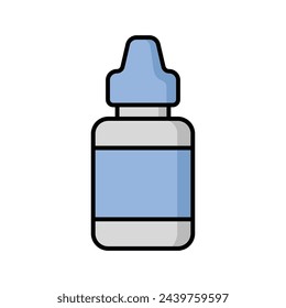 gotas de ojos icono plantilla de diseño vectorial en fondo blanco