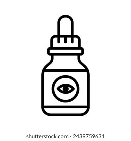 gotas de ojos icono plantilla de diseño vectorial en fondo blanco