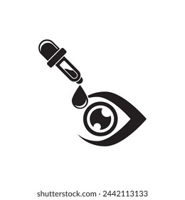 eye drops icon vector illustration design template