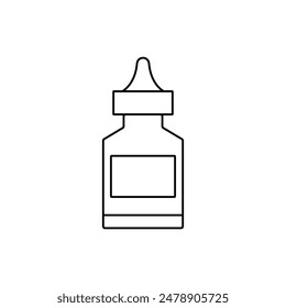 eye drops icon vector template illustration logo design