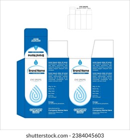 Cajas oculares Medicina-Diseño-Caja-Ojos, Diseño de Empaquetado Ocular
