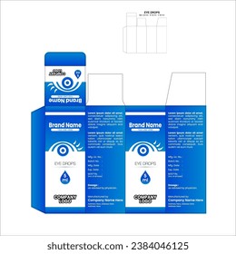 Eye Drops Medicine-Box-Design, Eye Drop Packaging Design