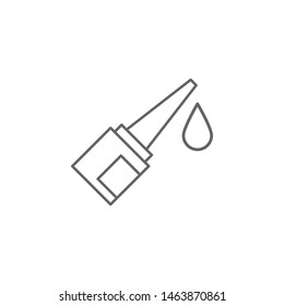 Eye drops, pills icon. Element of medicine icon. Thin line icon