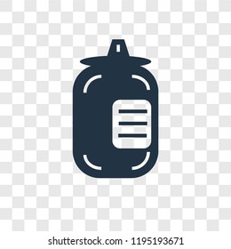 Eye drops vector icon isolated on transparent background, Eye drops transparency logo concept
