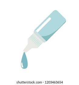 Eye drops vector. symbol.