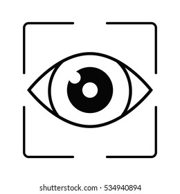 eye emblem icon image vector illustration design 