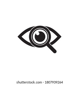 eye exam icon, Medical icon vector