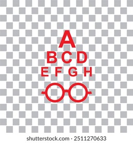 eye exam icon , ophthalmology icon