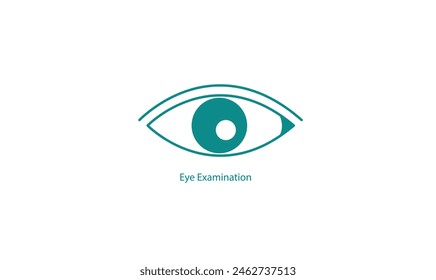 Eye Examination Procedure Medical Vector Icon