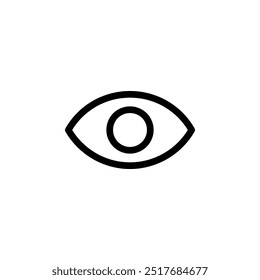eye, eyesight, retina icon symbol vector template