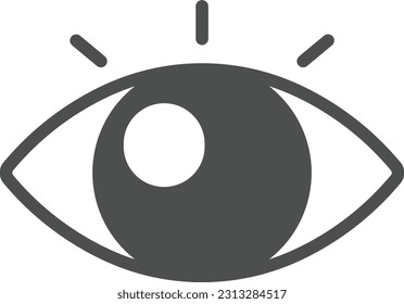 eye find view camera lens Flat
