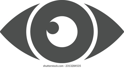 eye find view lens camera Flat