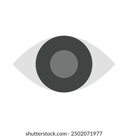 Diseño de icono plano de ojo para personal y Uso comercial