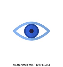 eye flat vector icon eye flat vector icon