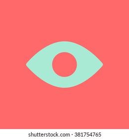 Eye Flat Vector Icon
