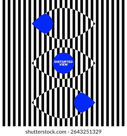 Eye flat vector illustration. Eye symbol. Cartoon eyeballs.
Op Art.