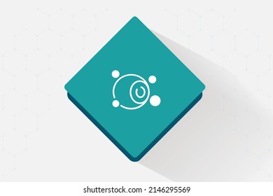 eye floaters icon vector design