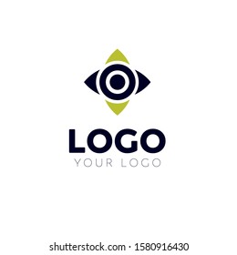 eye and flower logo design