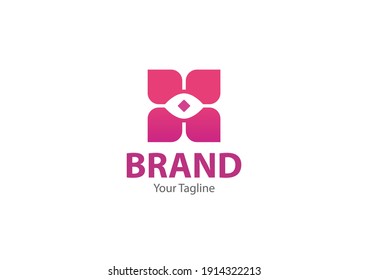 Diseño de un logotipo sencillo para las flores oculares