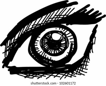 eye of focus, vector file