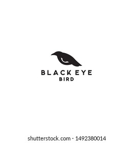 eye forming bird idea logo design vector icon illustration