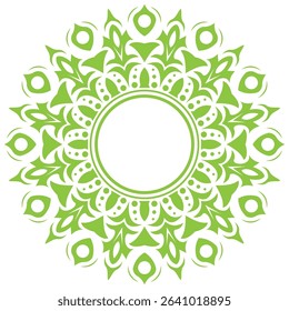 The Eye Frame Ornament Round Illustration