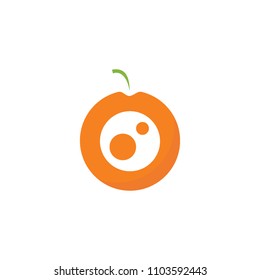 eye fruit logo template
