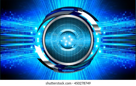 eye future technology, security concept background, Dark blue cyber Light Abstract for computer graphic website internet. circuit. illustration. infographics. motion move speed. binary. vector