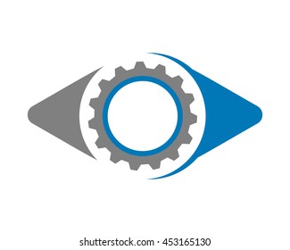 eye gear image vector icon