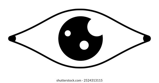 The eye with the glare