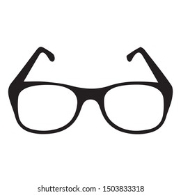 Eye Glass Glasses icon vector - Vektör - Cartoon