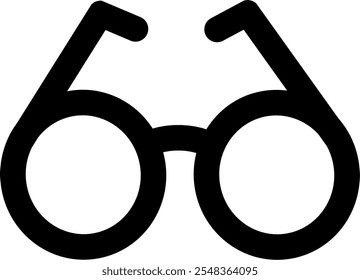 eye glass icon for graphic design
