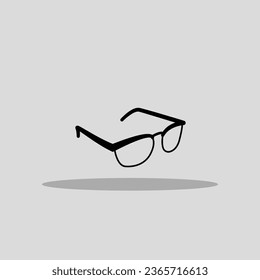 Augenglas-Symbol, Vektorbild
