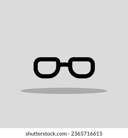 Eye glass icon vector image