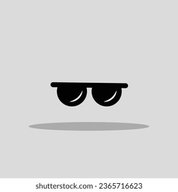 Eye glass icon vector image