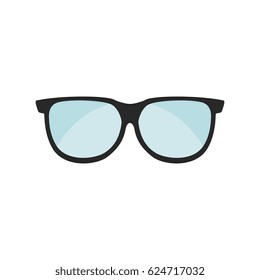 eye glass isolated icon