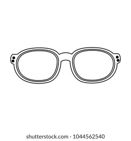 eye glasses accessory icon