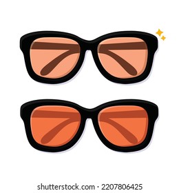 Eye glasses, eyeglasses, frame eyeglasses icon vector logo design illustration wallpaper background, trendy, fashion eye wear, eye protection