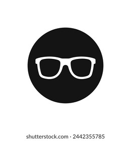 Eye glasses fashion accessory vector icon