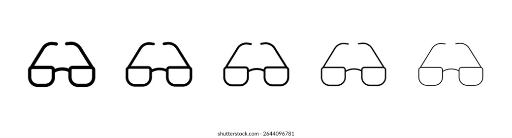 Óculos de olho ícone conceito. design gráfico, logotipo, Web, IU.