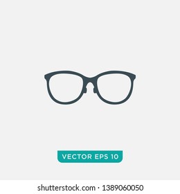 Eye Glasses Icon Design, Vector EPS10
