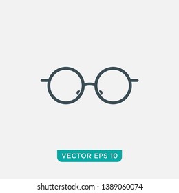 Eye Glasses Icon Design, Vector EPS10
