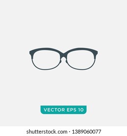Eye Glasses Icon Design, Vector EPS10