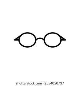 Eye glasses icon isolated on white background