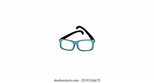 eye glasses icon logo design