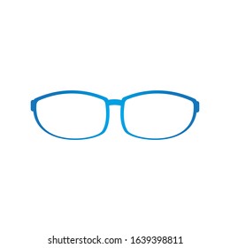 eye glasses icon logo vector