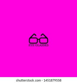 eye glasses icon sign signifier vector