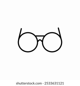 eye glasses icon sign vector