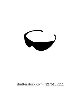 eye glasses icon vector.  