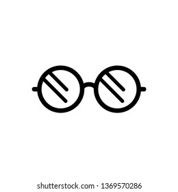 Eye Glasses Icon Vector